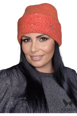 Kamea Dámská čepice _Hat_K.21.038.27_Orange