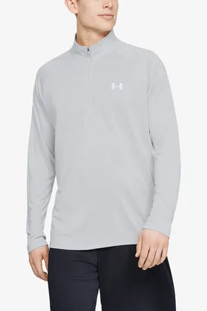 Under Armour Tričko Tech 2.0 1/2 Zip-GRY - Pánské