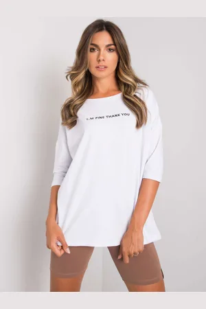 Ex moda Bavlněná halenka s nápisem
