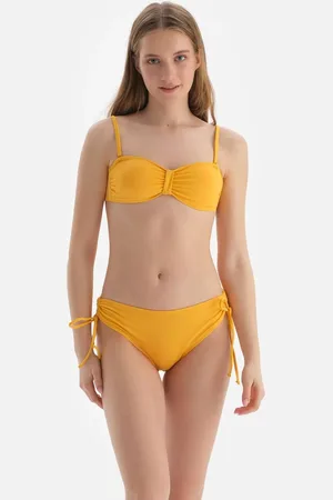 Dagi Yellow Horní díl bikin bez ramínek