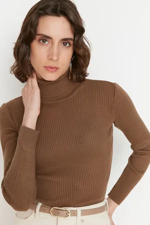Trendyol Dámský rolák Upright Collar