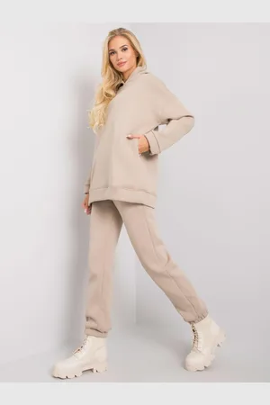 Fashionhunters Dámská tepláková souprava Knitwear