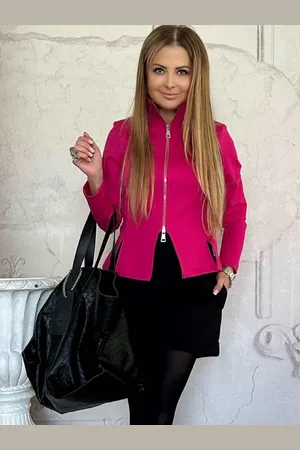 By o la la Růžová bunda cxp1149.pink