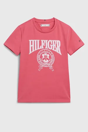 Tommy Hilfiger Růžové holčičí tričko - Holky
