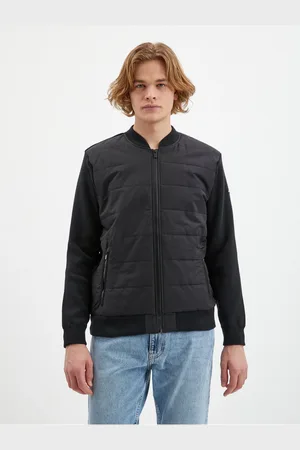 Pepe Jeans Tmavě šedý pánský bomber Noel - Pánské