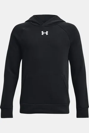 Under Armour Mikina UA Rival Fleece Hoodie-BLK - Kluci