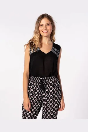 Rip Curl Tílko ISLAND SHIRT Black