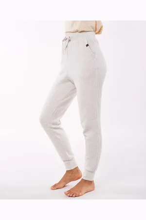 Rip Curl Tepláky NEW SOFT RIB PANT Ecru Marle