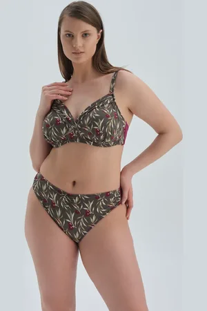 Dagi Damson Covered Compression High Waist Bikini Bottom
