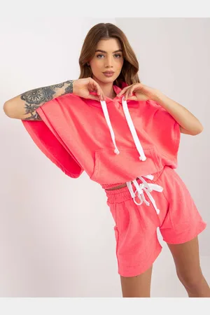 Ex moda Fluo letní základní tepláková souprava s kraťasy