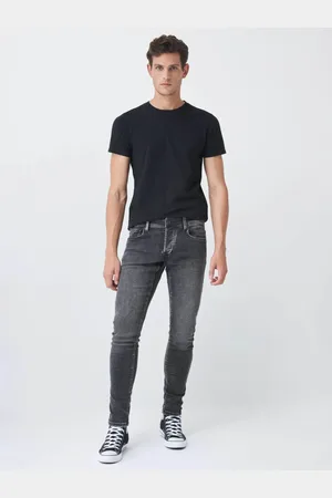 Salsa Šedé pánské skinny fit džíny - Pánské