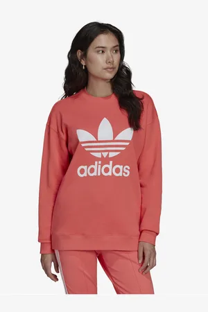adidas Růžová dámská mikina Originals - Dámské