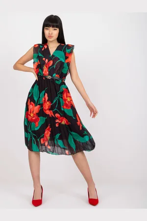 Fashionhunters Dámské šaty Floral