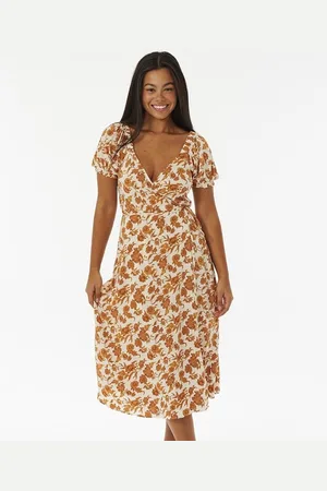 Rip Curl šaty OCEANS TOGETHER WRAP DRESS Shell