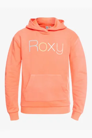 Roxy Meruňková holčičí mikina s kapucí Happiness forever - Holky