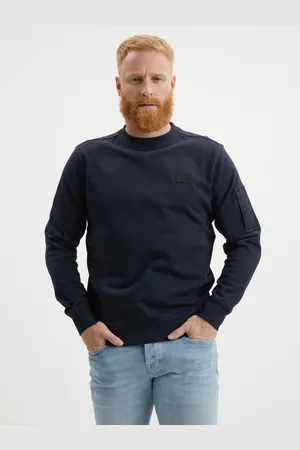 Lerros Tmavě modrá pánská mikina - Pánské