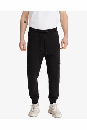 Calvin Klein Černé pánské tepláky Jeans Mirror Logo - Pánské