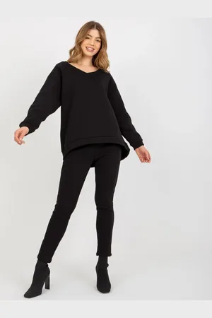 Fancy Dámský basic dvoudílný set - černý