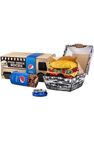 Zooksy Pepsi x Rainbow ponožky Food Truck Ponožky sada 3 párů
