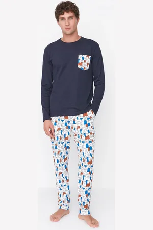 Trendyol Pánské pyžamo Multicolored