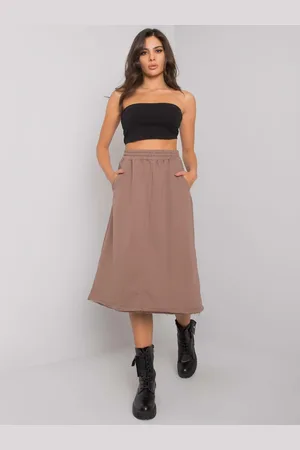 BASIC FEEL GOOD Dámská sukně Fashionhunters Midi