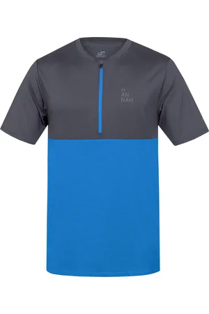 Cubus Pánské triko SANVI asphalt/french blue mel