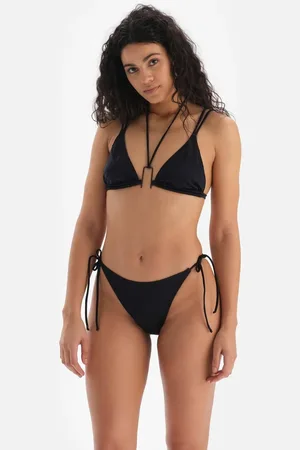 Dagi Black Spaghetti Bikiny Bottom