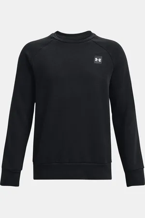 Under Armour Mikina UA Rival Fleece Crew-BLK - Kluci