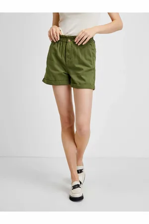 TOM TAILOR Zelené dámské kraťasy Denim - Dámské
