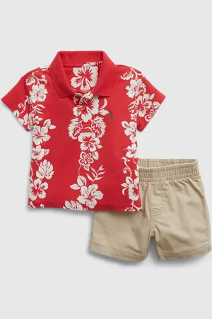 GAP Dojenčki outfit polo a Kratke Hlače - Kluci