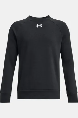 Under Armour Mikina UA Rival Fleece Crew-BLK - Kluci
