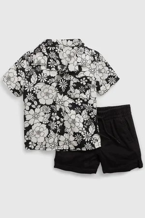 GAP Baby květovaný outfit set - Kluci
