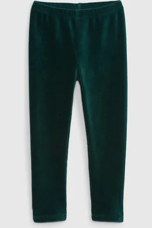 GAP Dětské velurové legíny - Holky