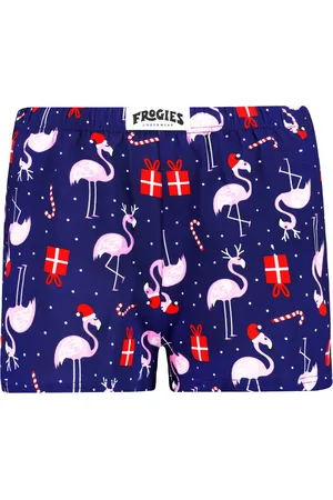 Frogies Dámske boxerky Flamingo Christmas