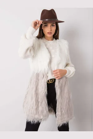 Wool Fashion Italia Dámská vesta Fashionhunters Ecru