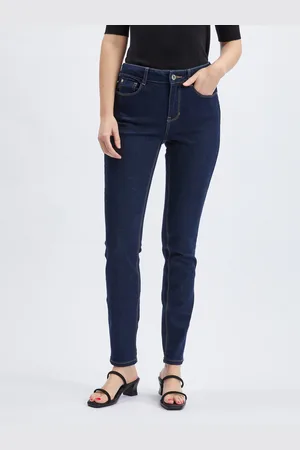 ORSAY Tmavě modré dámské slim fit džíny - Dámské