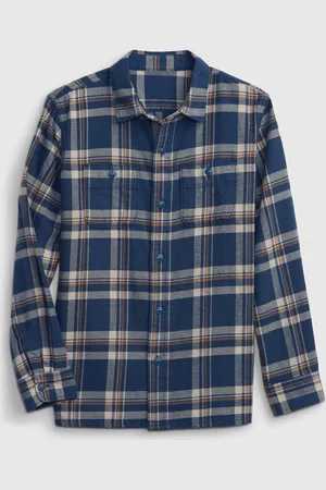 GAP Dětská flanelová košile organic - Kluci