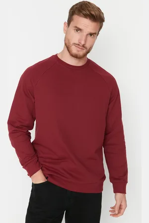 Trendyol Pánské triko s dlouhým rukávem Raglan