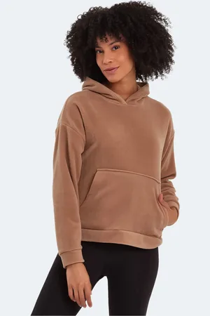 Slazenger Dámská fleecová mikina Sassa světle