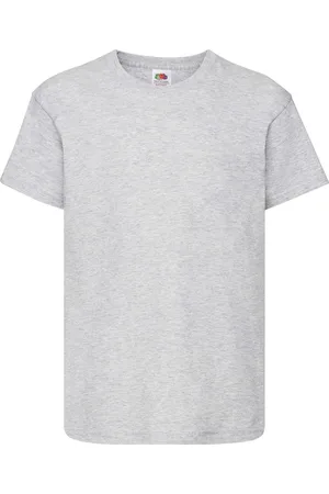 Fruit Of The Loom Grey T-shirt for Children Original