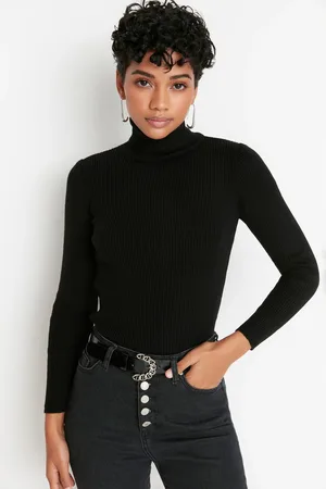Trendyol Dámský rolák Upright Collar