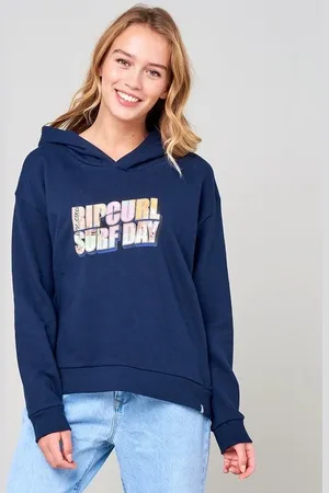 Rip Curl Mikina POSTCARD HOOD SURF REVIVA Navy