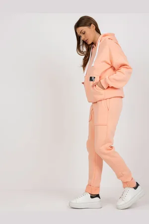 Ex moda Peach tepláková souprava s oversized mikinou