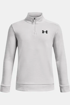 Under Armour Mikina UA Armour Fleece 1/4 Zip-GRY - Kluci
