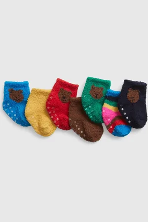 GAP Baby měkké ponožky Brannan bear, 7 párů - Kluci