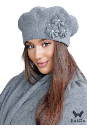 Kamea Dámský baret _Beret_K.22.020.41_Silver