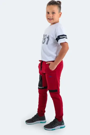 Slazenger Červené tepláky Desi Boys