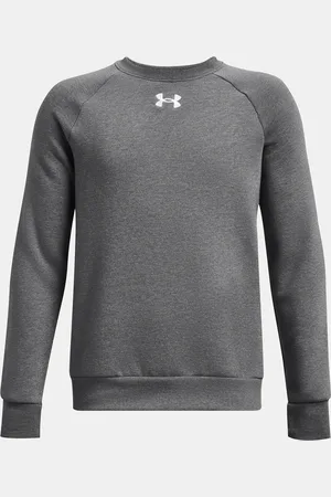 Under Armour Mikina UA Rival Fleece Crew-GRY - Kluci