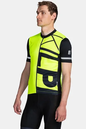 Kilpi Pánský cyklistický dres CAVALET-M Žlutá