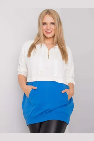 RELEVANCE Dámská oversized tunika tmavě modré barvy